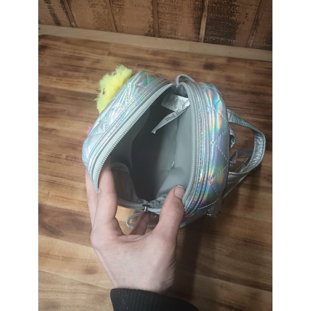 Small Silver Fun & Unique Backpack by PLACE - Picture 10 of 11